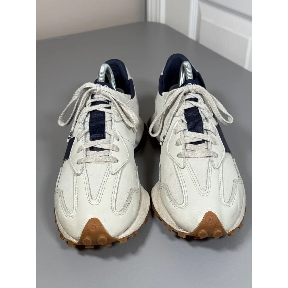 New Balance x FIGS 327 Navy Gray Lifestyle Sneakers Nursing Women's 10 Men's 8.5